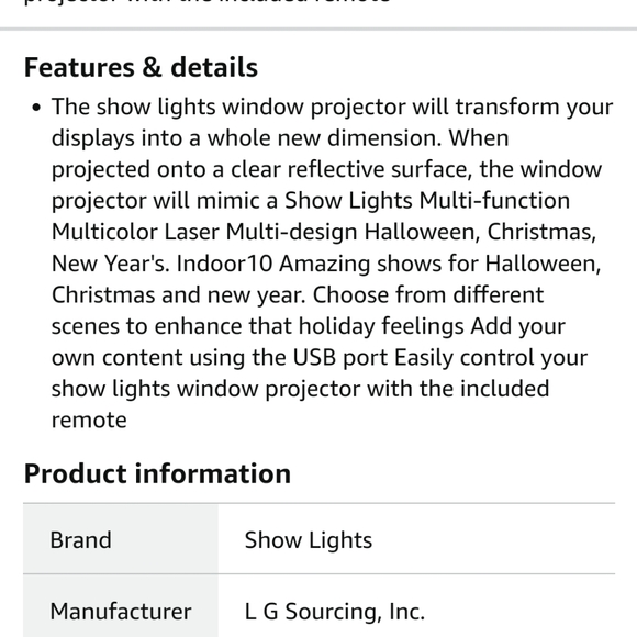 Nib Show Lights Window Projector 10 Amazing Shows - Picture 10 of 10